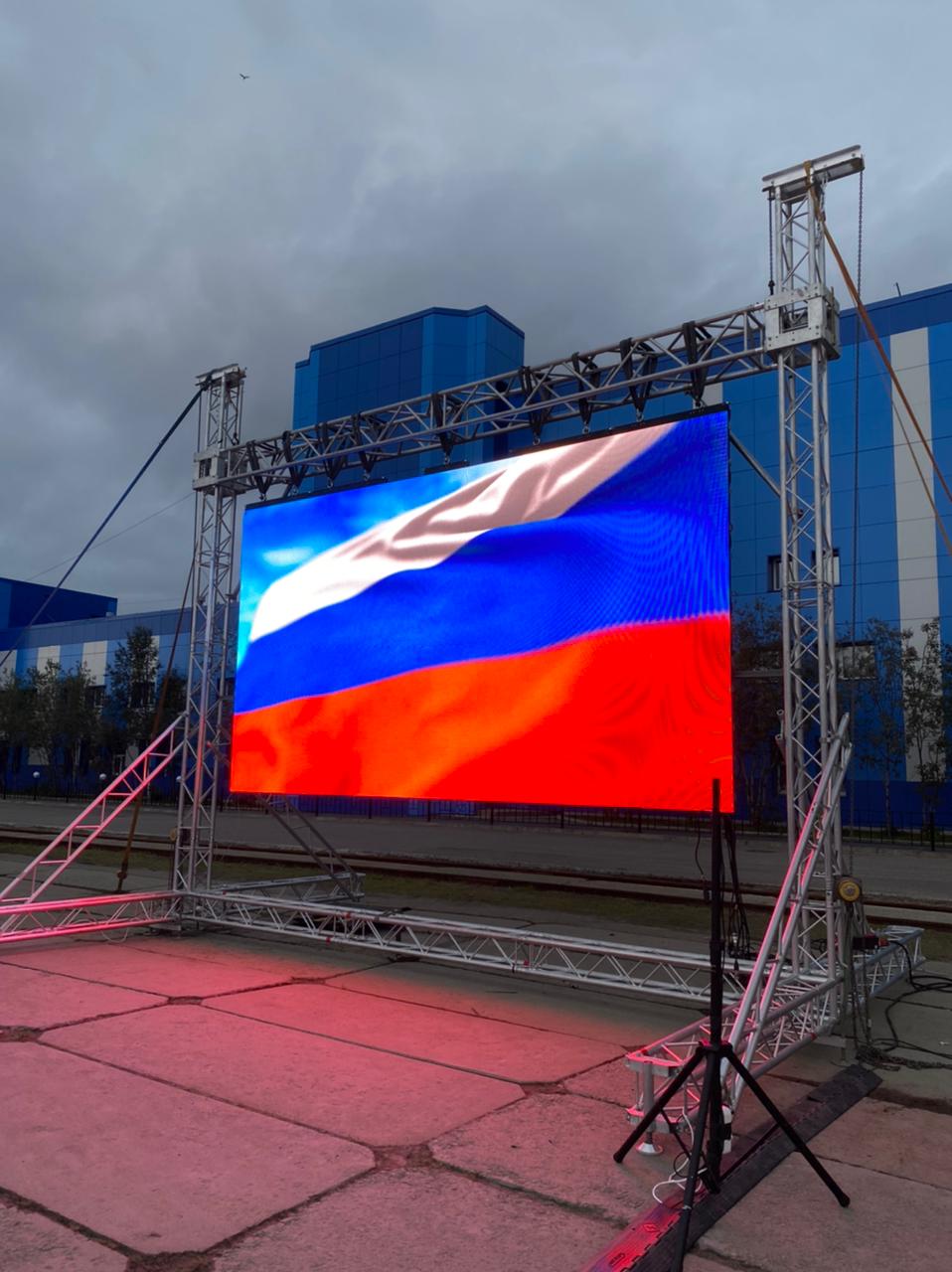 Рама для подвеса led экрана — аренда, Конструкции